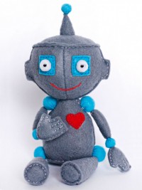 Набор для изготовления игрушки из фетра Малыш Робот - Дизайн-студия КУКЛА ПЕРЛОВКА