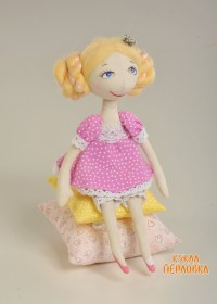 Набор для шитья текстильной игрушки Принцесса на горошине - Дизайн-студия КУКЛА ПЕРЛОВКА