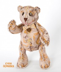 Набор для шитья текстильной игрушки Винтажный Мишка - Дизайн-студия КУКЛА ПЕРЛОВКА